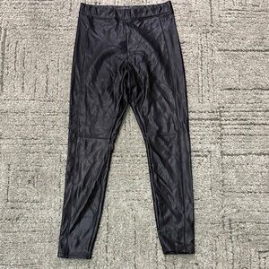 Express Black Faux Leather Leggings